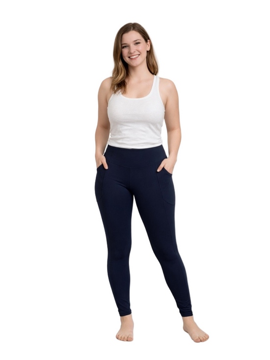 P'tula Pants - p’tula Black High-Waisted athletic sporty Leggings